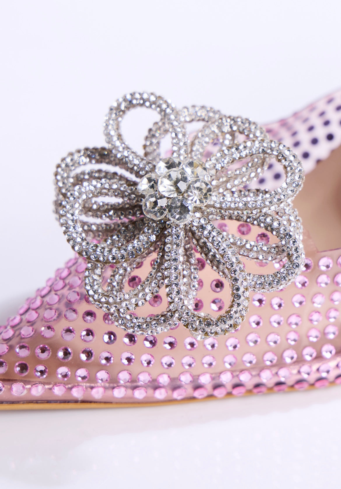 Mirror Bow Hot Pink